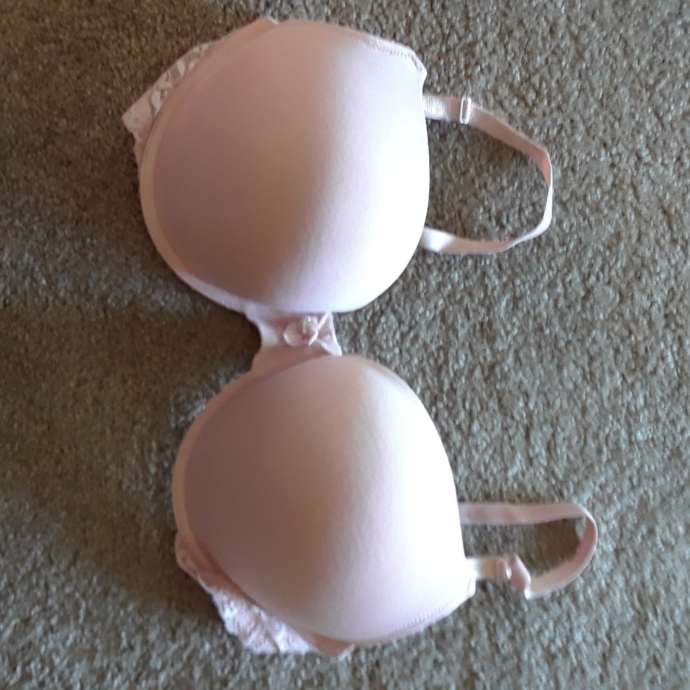 Blush colored bra